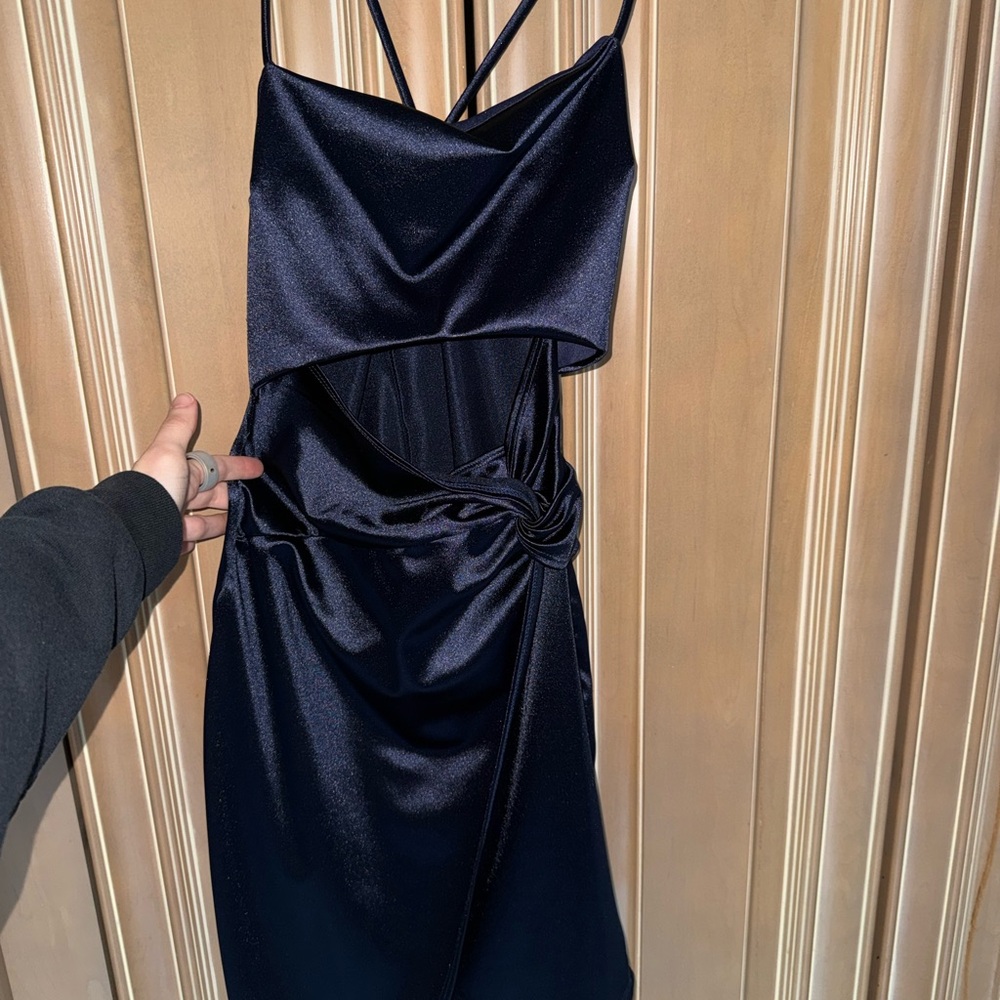 Windsor Midnight Blue Strappy Mini Dress